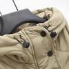 2024 Women's Quilted Hooded Cotton Coat - European & American Winter Street Fashion