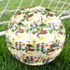 Curious George And Elephant Adventure Size 5 Soccer Ball,Indoor/Outdoor Suitable for Training Matches Tournaments Practice Games Perfect Gift for Fan