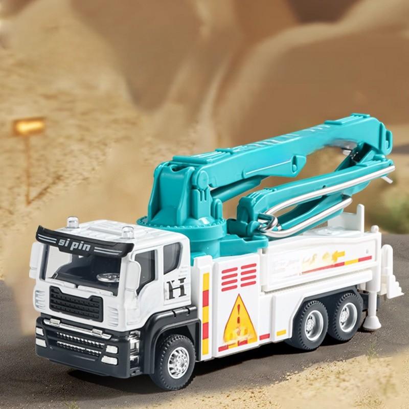 Engineering Vehicle Alloy Inertia Construction Toy For Kids Playroom