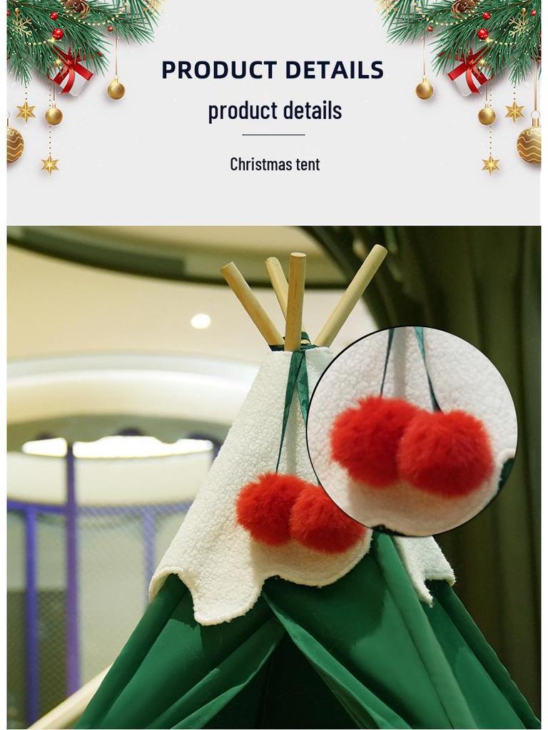 Warm Winter Holiday Cat & Dog Bed: Luxury Semi-Enclosed Thickened Sleeping House