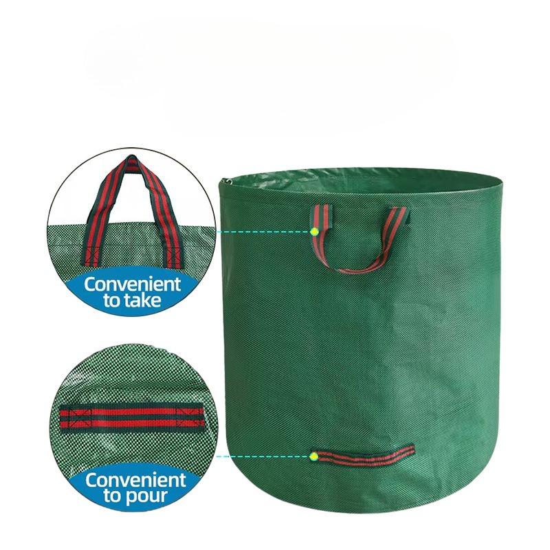 Garden Waste Bag - Reusable Yard Debris Bags with Handles for Plant, Grass, and Leaf Collection