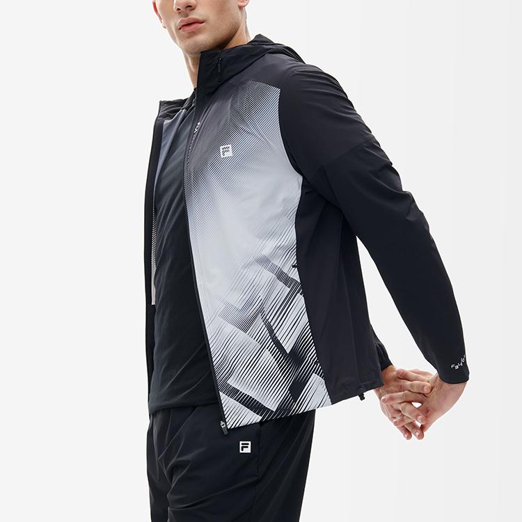 New FILA Athletics Jackets Men's All Over Print A11M221705F-ZA