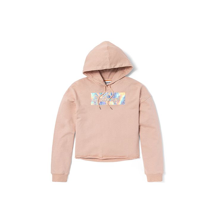 Timberland Line Logo Print Loose Fit Sports Hoodie Women hoodies Light-Pink A25FZ-662