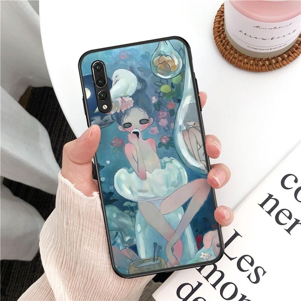 Aya Takano Phone Case For Huawei P 8 9 10 20 30 40 50 Pro Lite Psmart Honor 10 Lite 70 Mate 20lite
