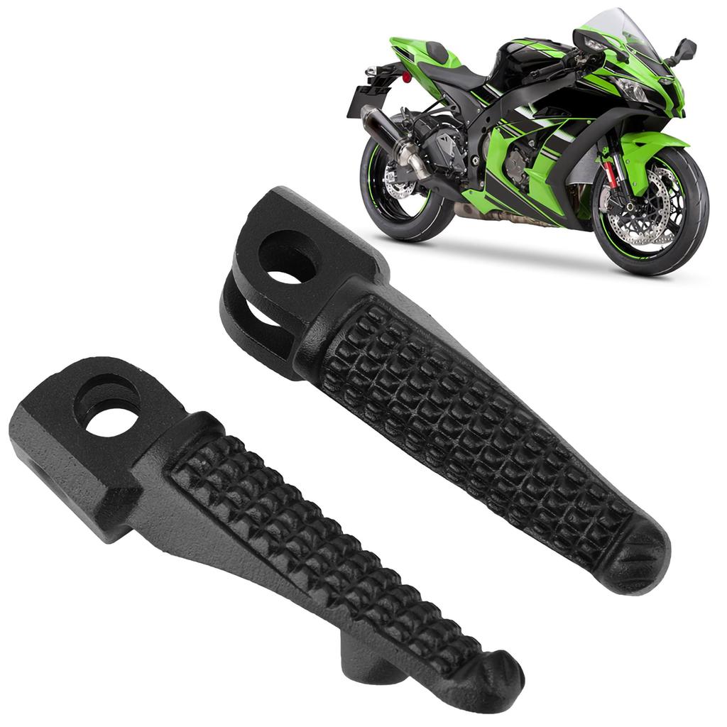 1Pair Motorcycle Front Foot Pegs Footrest for   ZX‑6R ZX‑7R ZX‑9R ZX‑10R ZX‑12R Z1000