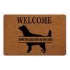 HOPE YOU LIKE LOTS OF DOG HAIR Doormat Rubber Bathroom Kitchen Mat Garden Garage Door Floor Mat Non-Slip Carpet Entrance Rug
