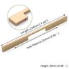 KAK Black Cabinet Handles Solid Aluminum Alloy American Style Kitchen Cupboard Pulls Drawer Knobs Furniture Handle Hardware