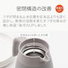 Atlas Insulated Pot 1L 1000ml Lightweight Slim Energy Saving Tabletop Stainless Thermos Insulation Cooling Vacuum Double Structure Easy Clean Lever