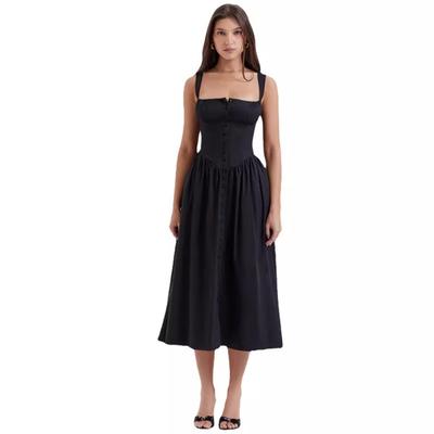 Long Skirt Women's Popular Summer Elegant Holiday Style Suspender Dress for Women