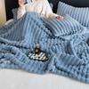 Soft Blanket Winter Warm Bedspread On The Bed Office Thicken Blankets INS Solid Color Sofa Cover Plaid Bedroom Decoration