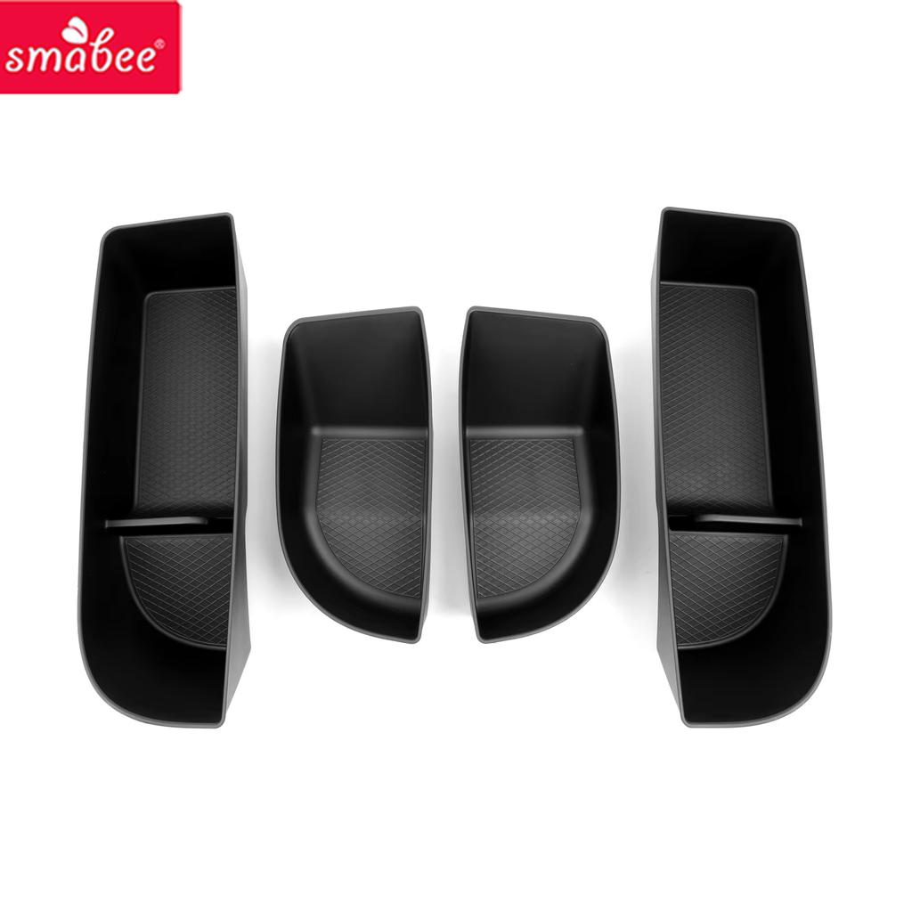 Smabee for Xpeng G9 2024-2026 (Not Fit G6) TPE Front Rear Door Handle Door Side Storage Box Organizer Tidying Car Accessories