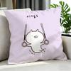cute Usamaru Cushion Cover Cushion Cover Set 4Pcs 50x50 45x45 40x40 Pillowcase Decorative Sofa Home Decor