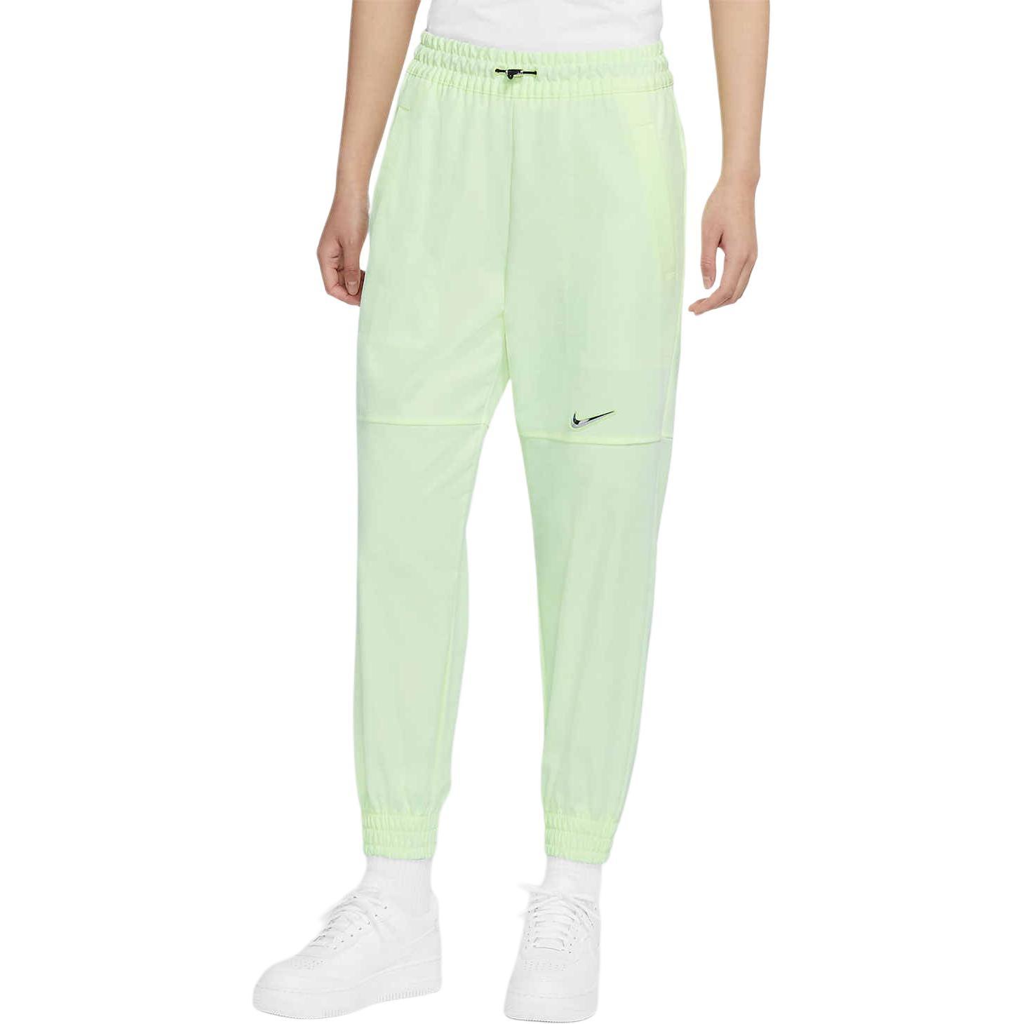 Nike Sportswear Swoosh Logo Woven Sports Long Pants Yellow Green Yellowgreen Men s CZ8910-701 M