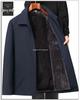 Men's Thickened Plush Jacket: Stylish Autumn/Winter Coat for Middle-Aged and Elderly Men