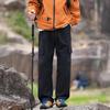Fengmao Men's Casual Multi-Pocket Straight-Leg Cargo Pants