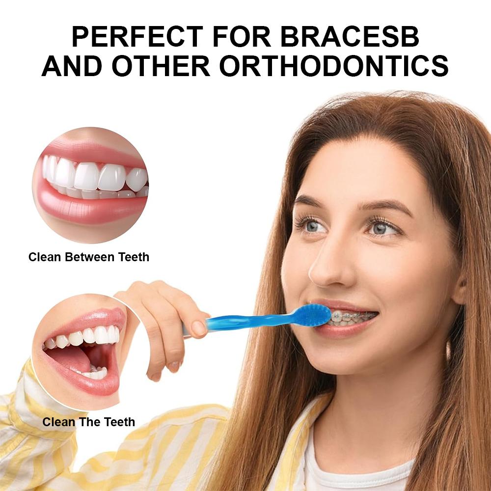 12pcs Portable 5 in 1 Travel Toothbrush Set Dental floss Disposable Mini Tooth brush with Toothpaste Tongue Scraper Flosses Kit