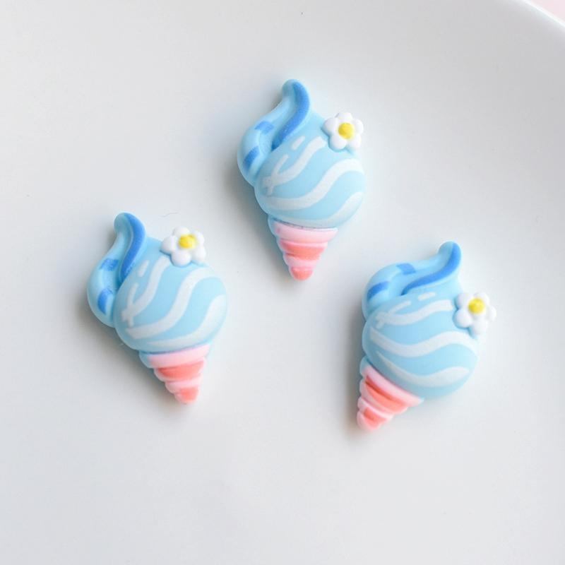 

10Pcs New Mini Cute 20-25mm Mermaid,Whale,Octopus,Shell,Conch Series Flat Back Resin Scrapbooking DIY Jewelry Craft Decoration