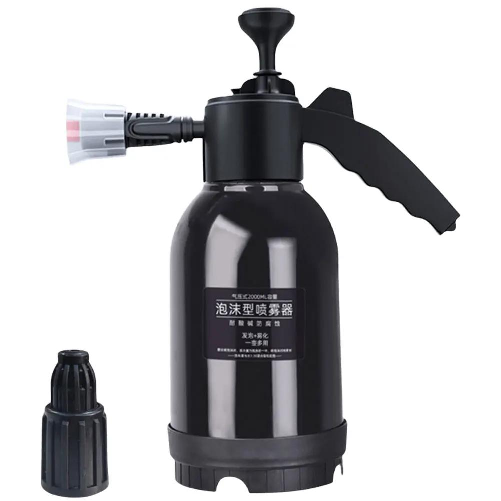 2L Garden Watering Can High-Pressure Water Sprayer Foam Spray Bottle Window Watering Can Home Garden Flowers Car Wash Hand Pump