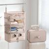 Hanging Travel Shelves Bag Travel Pouch for Household Hotel Bedroom Portable Hanging Travel Shelves Bag Packing Cube
