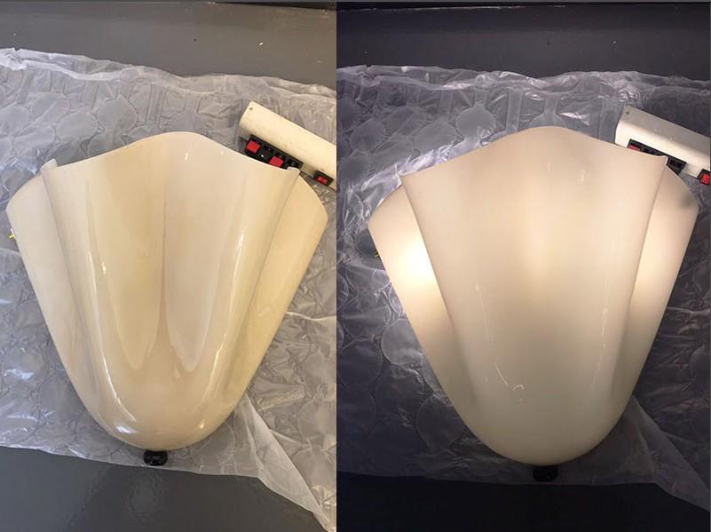 American Retro Vintage Skirt Series Glass Wall Lamp with Colored Berry and French Shell Design for Living Room or Bedside