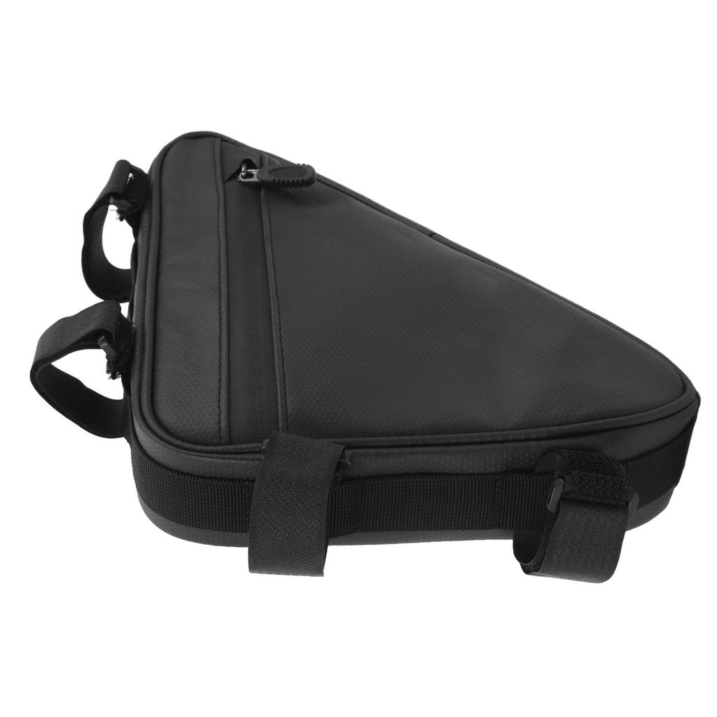 Bike Triangle Bag Waterproof Zipper Reflective Design Bicycle Frame Storage Pouch Bag For Mountain