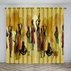 Ethnic African Woman Window Window Drapes Living Space Bedroom Space Kitchen Area Curtain For Children Drapes Window Treatment