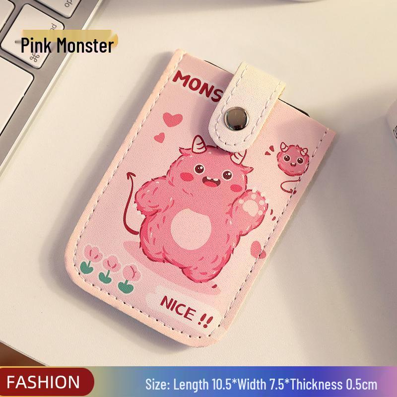 Stylish Multi-Slot Cartoon ID Card Holder - Large Capacity, Slim Design