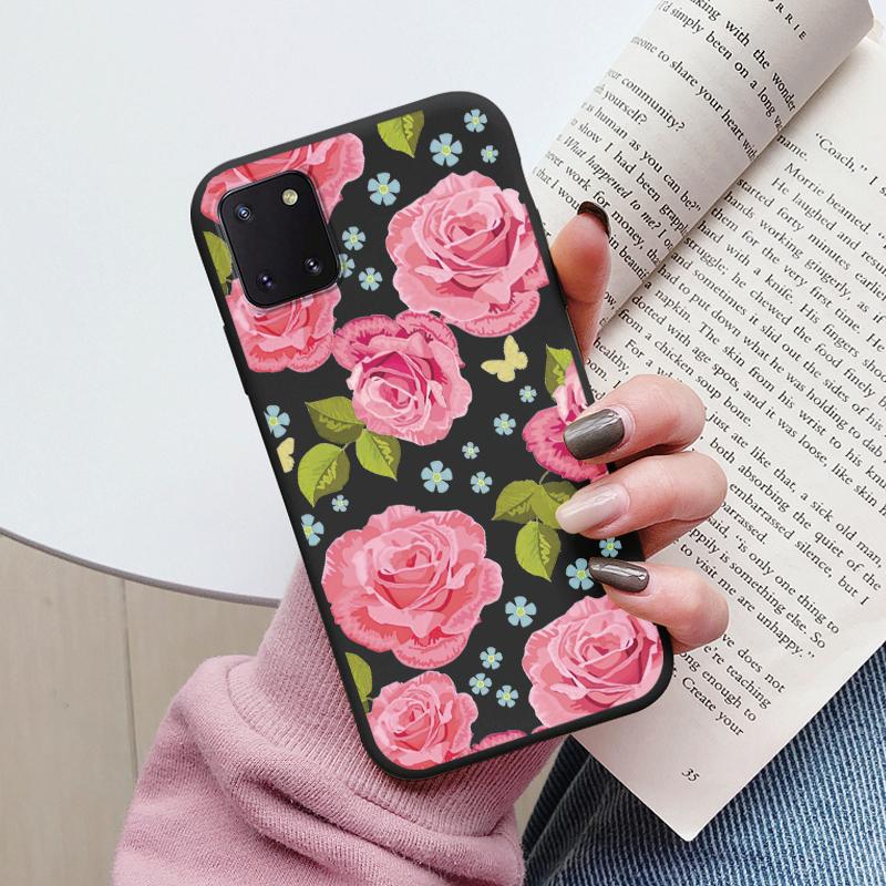 Cute Painted Cover For Samsung Galaxy Note 10 Lite Case Soft Cover TPU Funda Soft Bumper For Samsung Note10 Pro Sunflower Daisy