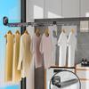 Retractable Clothes Drying Rack Household Foldable Clothes Hanger Rack Wall-mounted Invisible Clothes Drying Tool