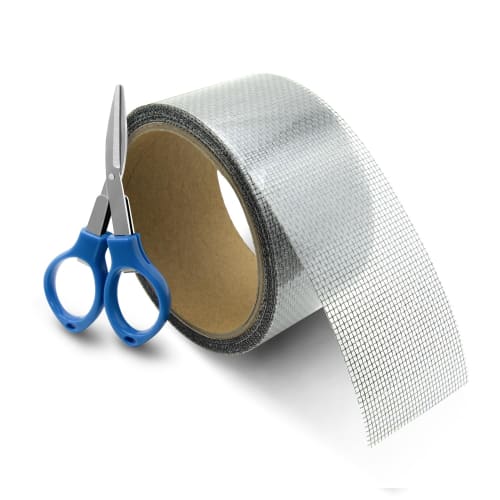 

Screen Door Repair Tape, Waterproof Screen Covering Tape, Highly Adhesive, Prevents Insects from Entering, Repairs Holes in Screen Doors, Gray Screen