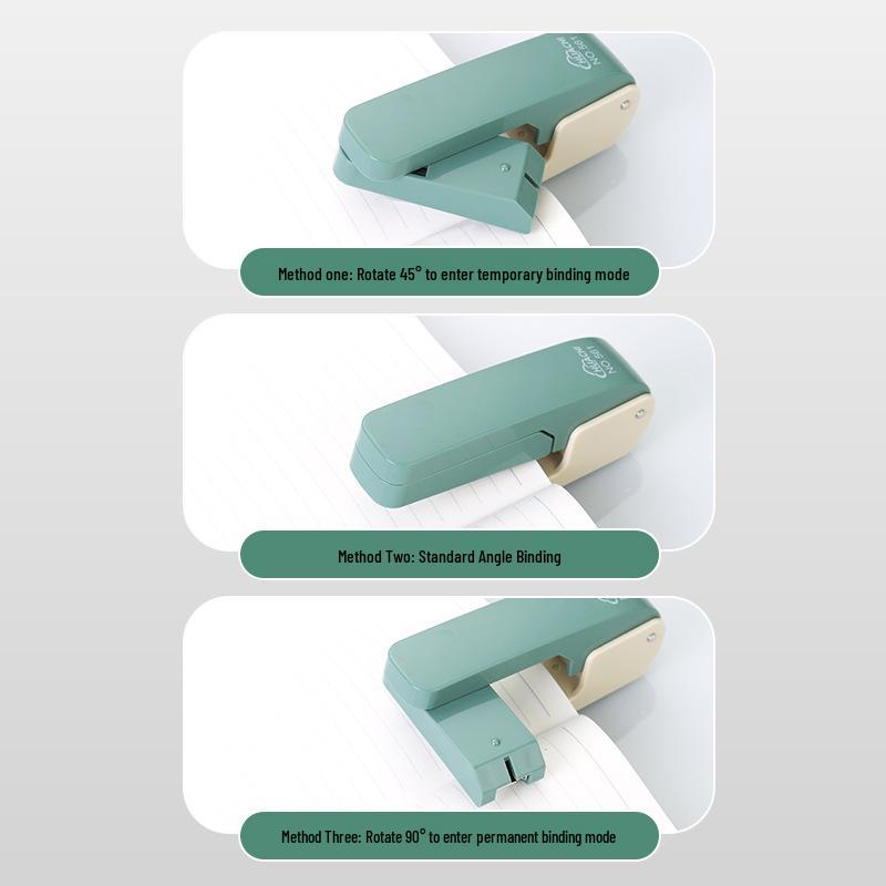 360° Rotatable Stapler: Ideal for Home, School, or Office Use, with Labor-Saving Large Capacity