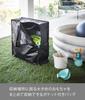 Yamazaki Jitsugyo Be Wiped with Polyethylene Sheet with Pocket Toy Storage Bag Black Main Approximately W55 X D21 X H55cm Not Tower Storage Bag