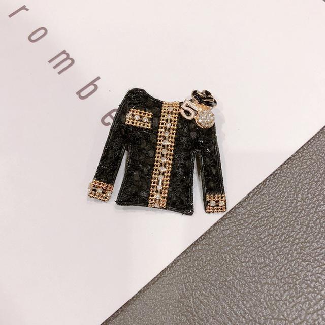 

Винтажная брошь ручной работы для роскошной одежды, модная брошь с воротником и жемчугом, женские полосатые броши, булавка, женские украшения