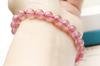 [K.KOUOKU] Strawberry Quartz Bracelet, 8mm, Power Stone, Love Luck, Gift, Natural Stone, Prayer Beads (Strawberry Quartz - 8mm)
