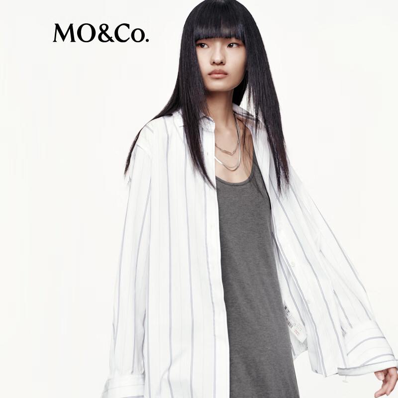 MO&Co. C+ Series Fall 2025 Long-Staple Cotton Striped Shirt