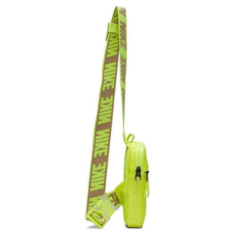 Nike Polyamide With Polyester Fanny Pack, Sling Bag, Crossbody Bag Regular Unisex Lemon Casual BA5904-757