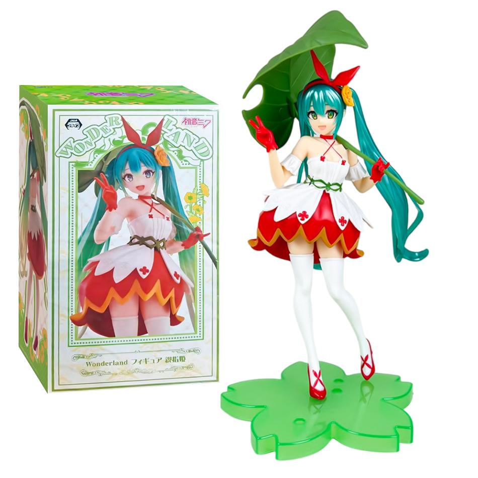 Durable New Anime Hatsune Miku Figure Sexy Character Ornaments White Pink Chair Kawaii Car Decoration Collectible Model Gift