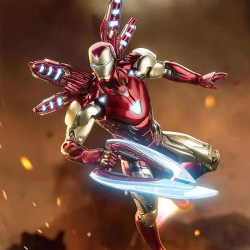 HiPlay ZDTOYS Anniversary Series Light-Up MK85 2.0 Version Action Figure, Painted and Assembled, PVC