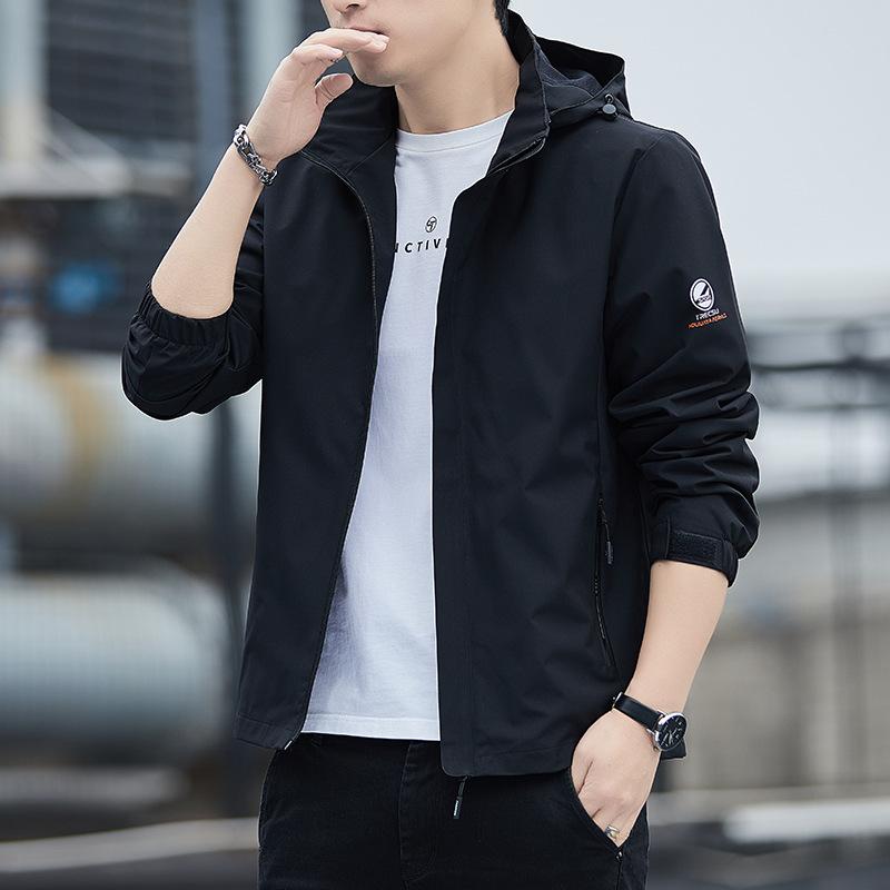 Winter Velvet Men s Jacket Green Casual Detachable Hooded Jacket Sports Mountaineering Windproof Jacket Trendy M