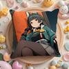 Hoshimi Miyabi Z-Zone Z-Zero Cushion Cover Plush Fabric Soft Double-Sided Printed Sofa Warm Winter Home Gift Pillow Cover