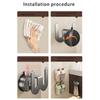 Sturdy Suction Cup Slipper Holder Simple Install Suction Cup Slipper Rack Elegant Shoes Stand for Bathroom Spaces