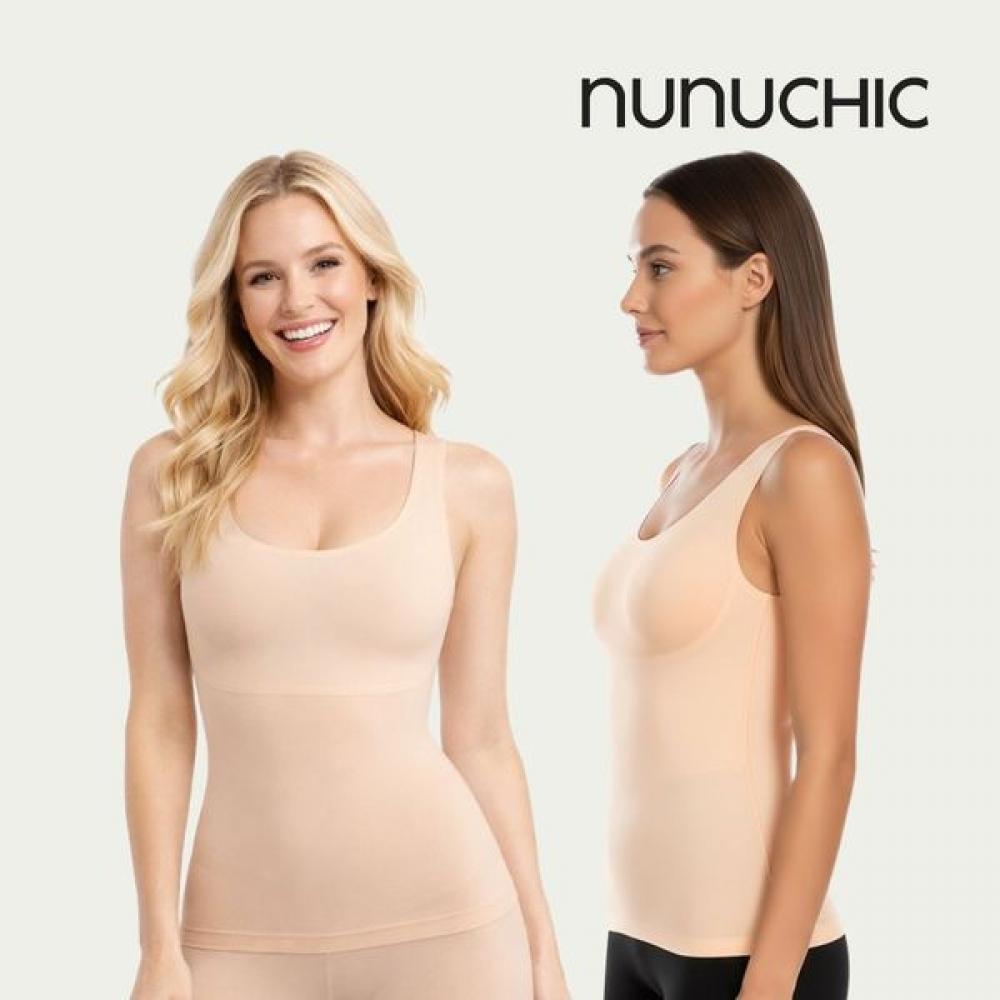 Nunuchic Basic Correction Thin Tank Top Nude+nude nude+nude/XS
