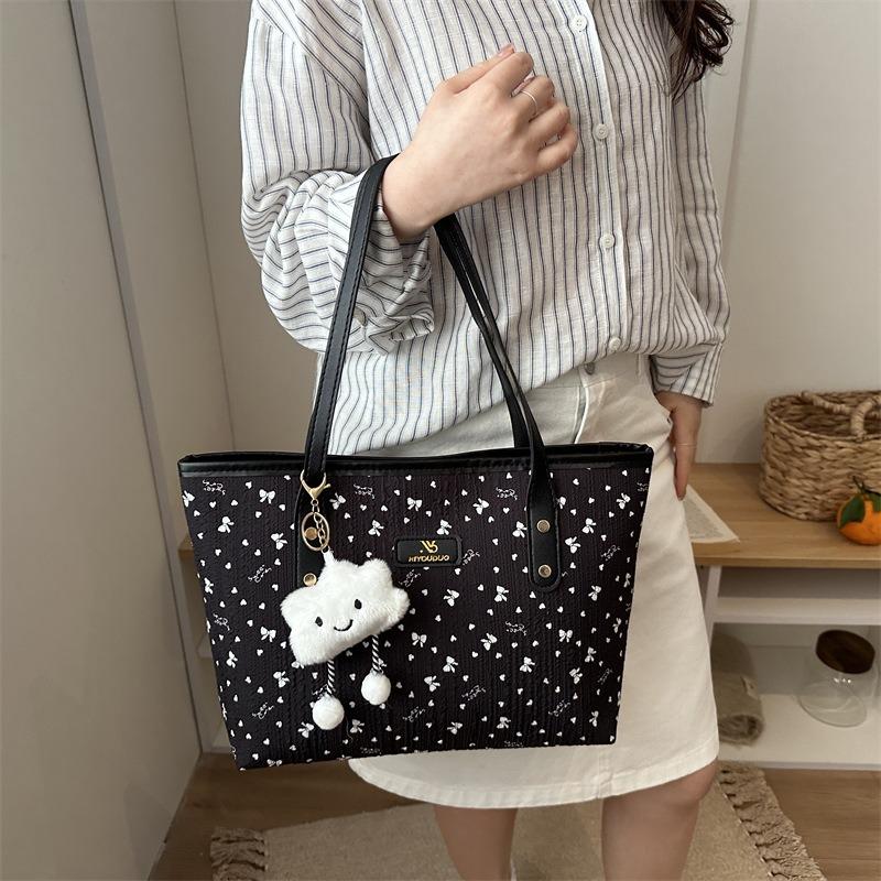 Personality simple large-capacity bag women's fashion casual texture shoulder bag spring women's tote bag