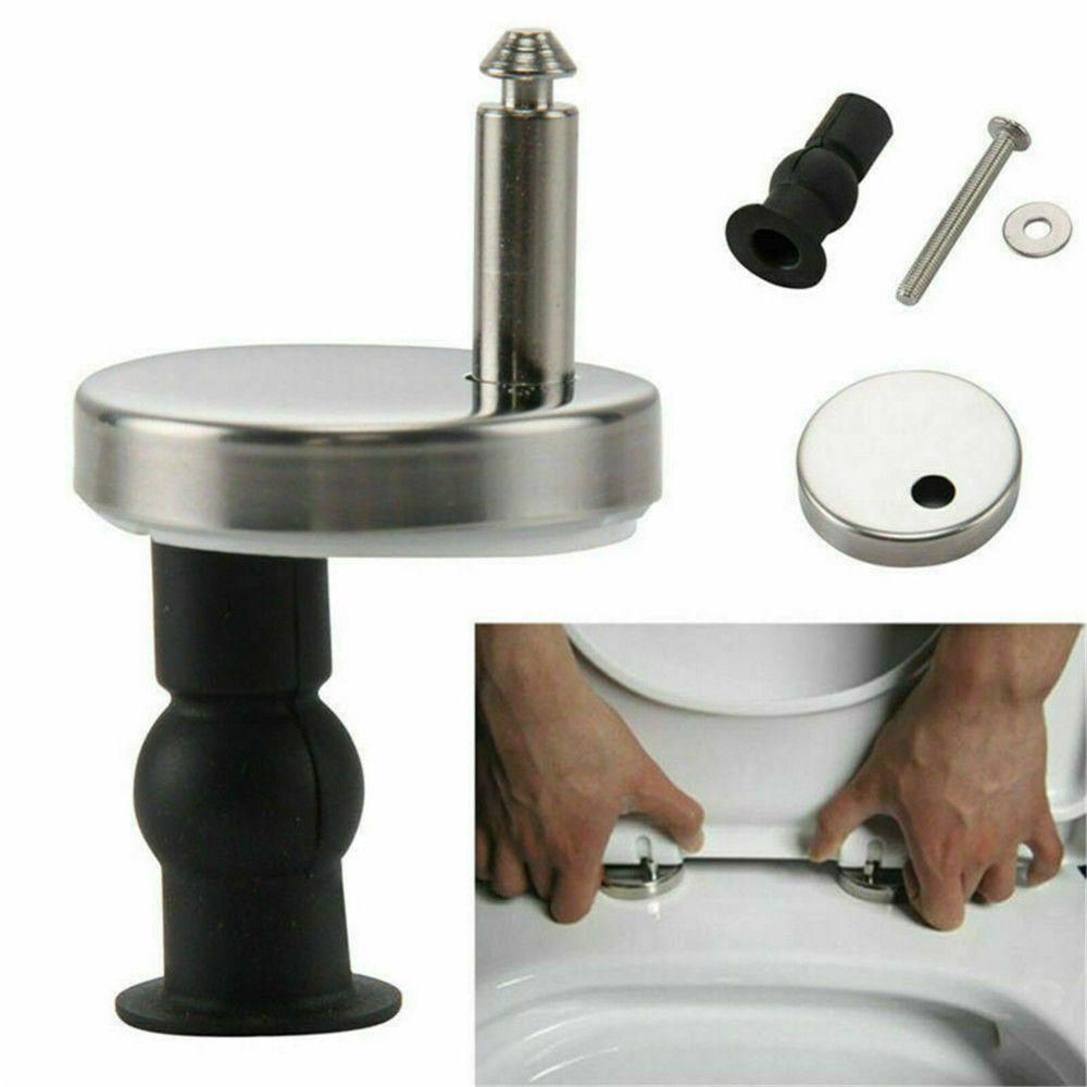 

2PCS Durable Mountings Repair Replacement Hinge Fittings Screws Toilet Linker Toilet Seat Hinges