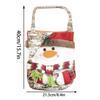 Cute Treat Bags Christmas Cartoon Treat Bags Holiday Goodie Bag Portable Tote Bag With Handle For Family Gatherings