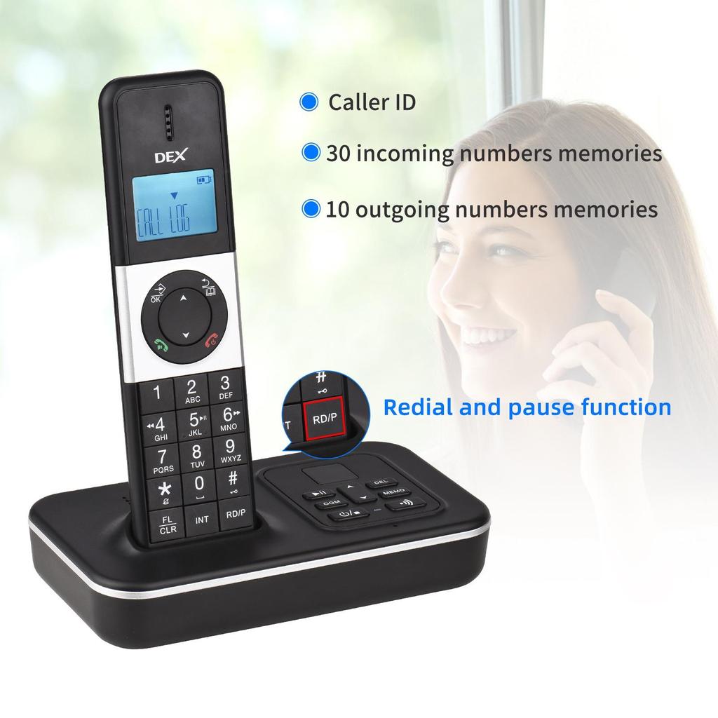Radiotelephone with Two Handsets Home