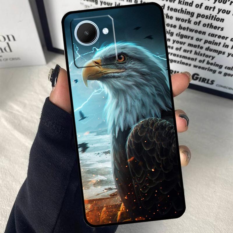 Eagle Hawk Bird Animal For Realme GT7 Pro GT6 C67 C65 C63 C61 C55 C53 C51 C71 C75 10 11 12 13 14 15 Pro Plus Case