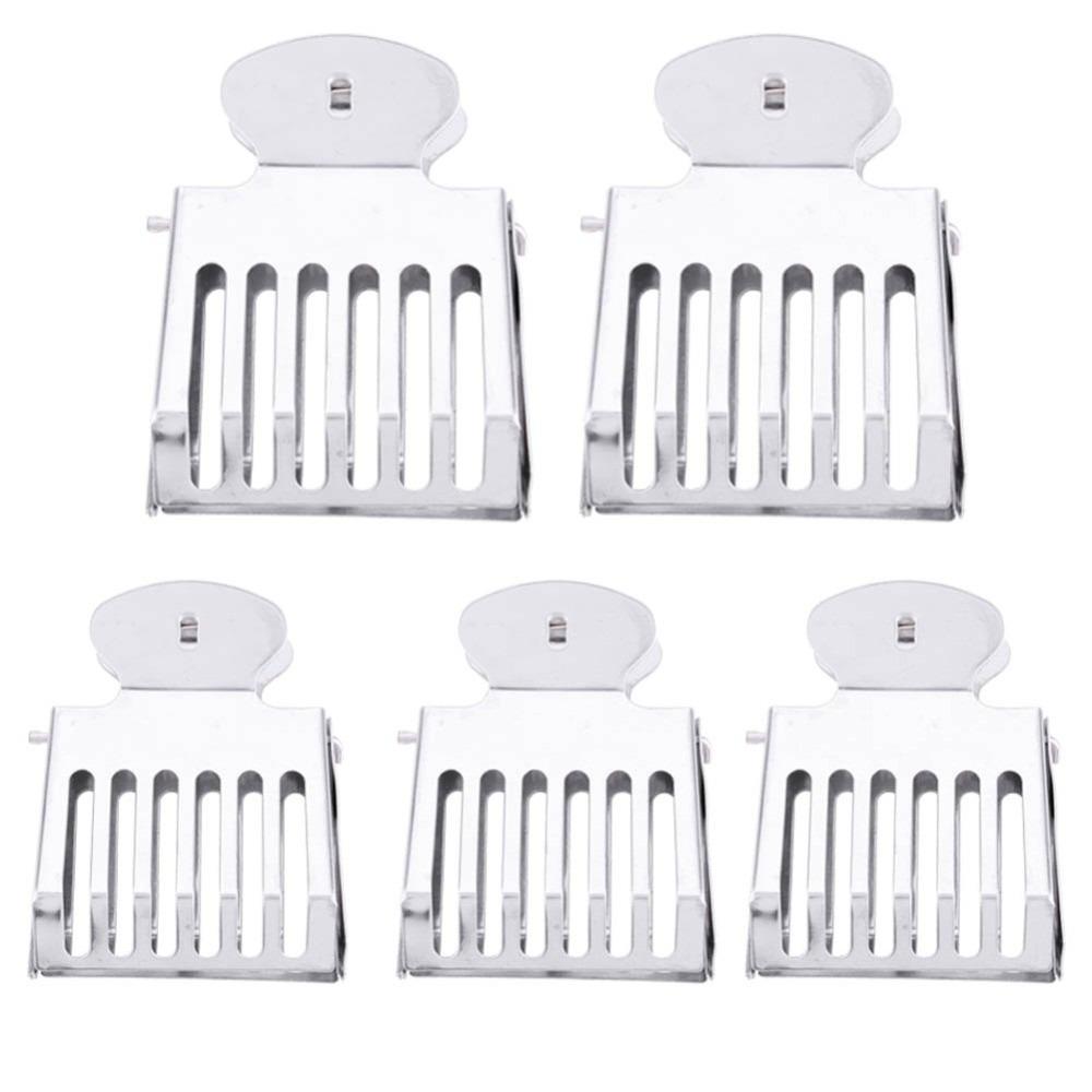 

5pcs Durable Queen Bee Clip Stainless Steel Queen Bee Cage Easy to Use Queen Bee Catcher Apiculture 5Pcs