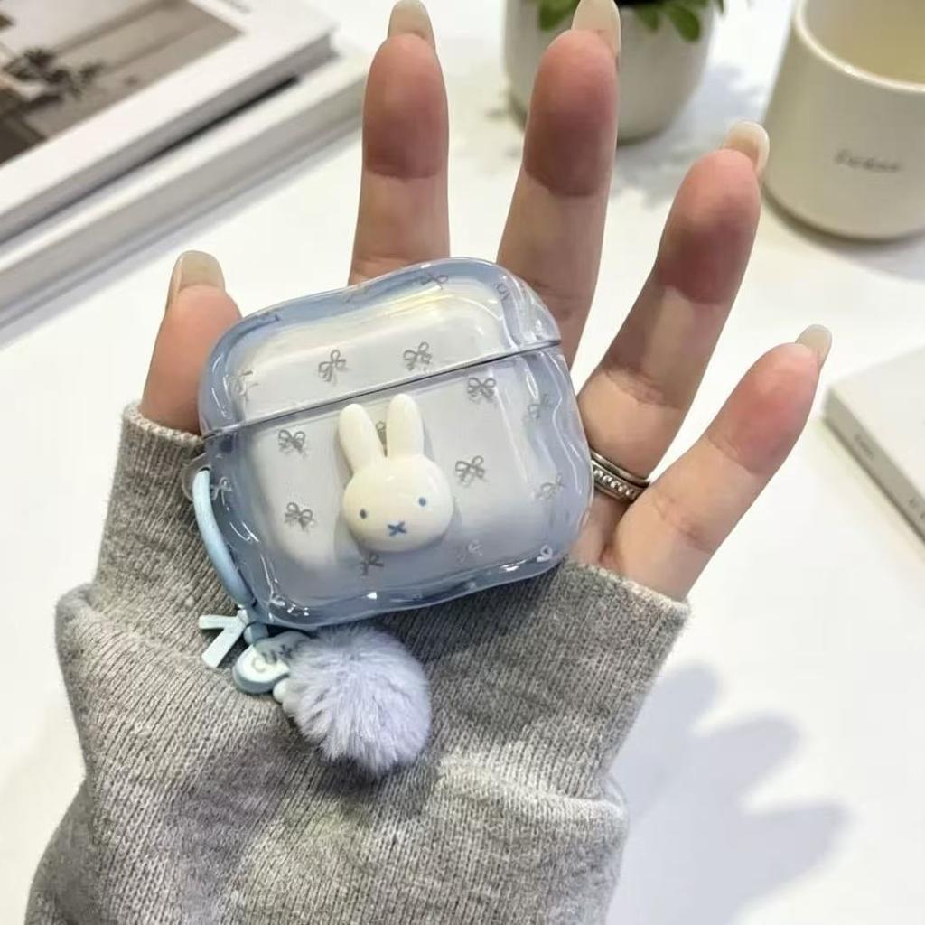 Cute Miffy Rabbit for Apple AirPods 1 Bluetooth headset case AirPods pro1 headset soft case