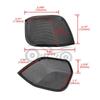 Black Horn and Audio Covers for Harley Big Glide (2014-2022) Side Boxes